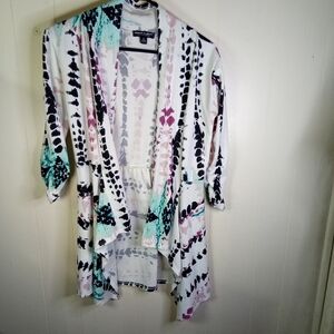 About A Girl Multicolor Patterned Cardigan